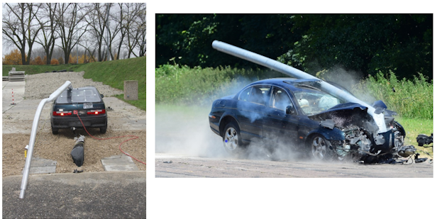 a car on fire