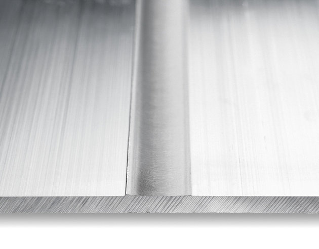 a close up of a black and white striped surface